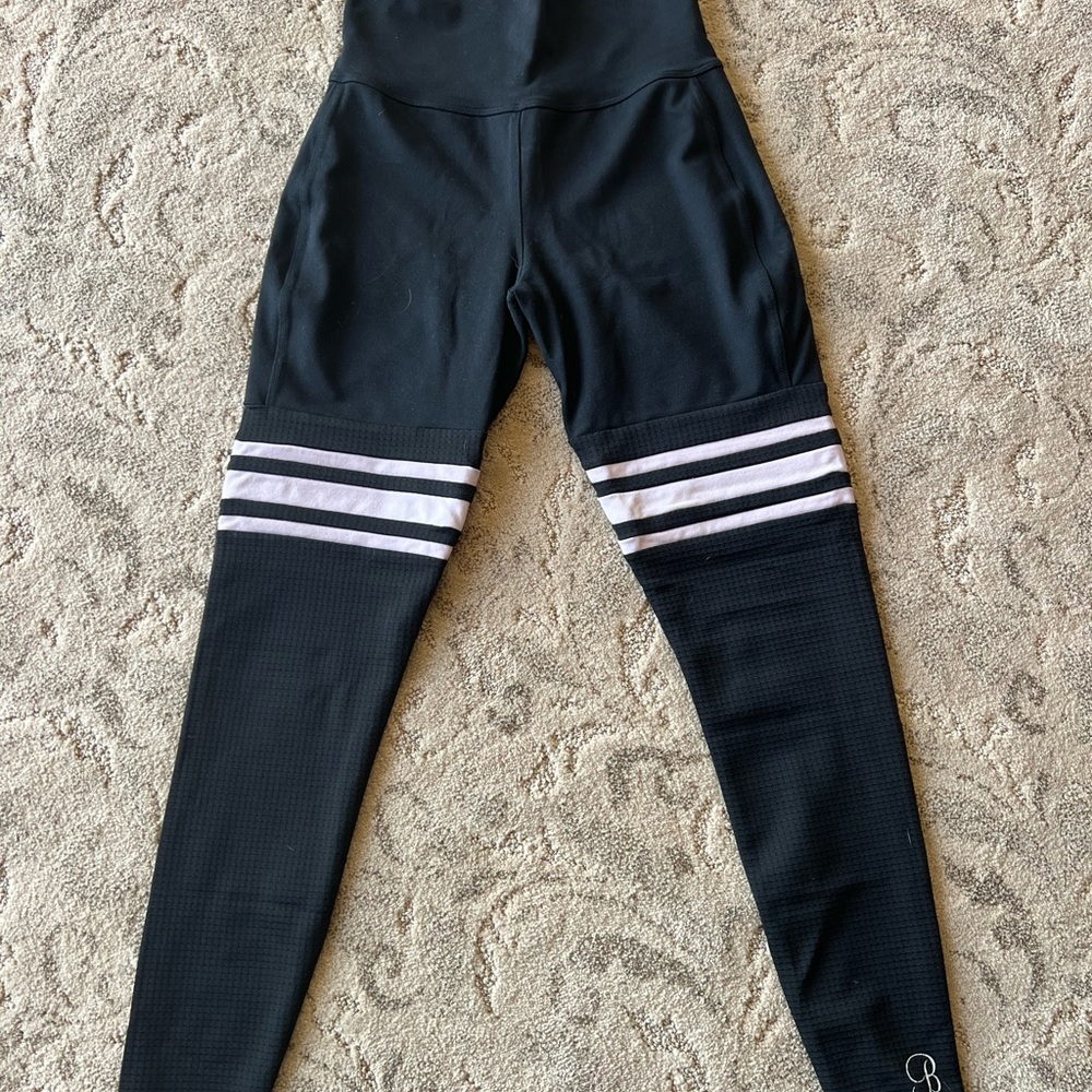 Bombshell thigh high black leggings